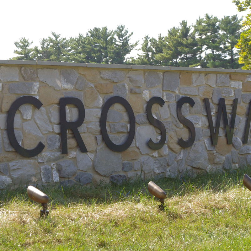 Crossway Church Sign